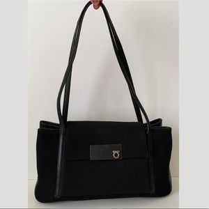 Salvatore Ferragamo Black Shoulder Bag